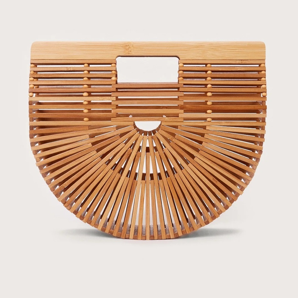 Cult Gaia Bamboo Arc Clutch